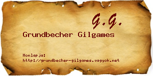 Grundbecher Gilgames névjegykártya